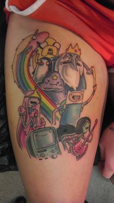 11 Adventure Time Tattoos and adventure time tattoo ideas to save today |  tattoos, adventure time, time tattoos and more