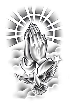 49 Praying hand tattoo ideas in 2025 | praying hands tattoo, sleeve tattoos,  hand tattoos