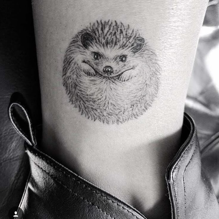 Small Hedgehog Tattoo on Ankle – Best Tattoo Ideas Gallery
