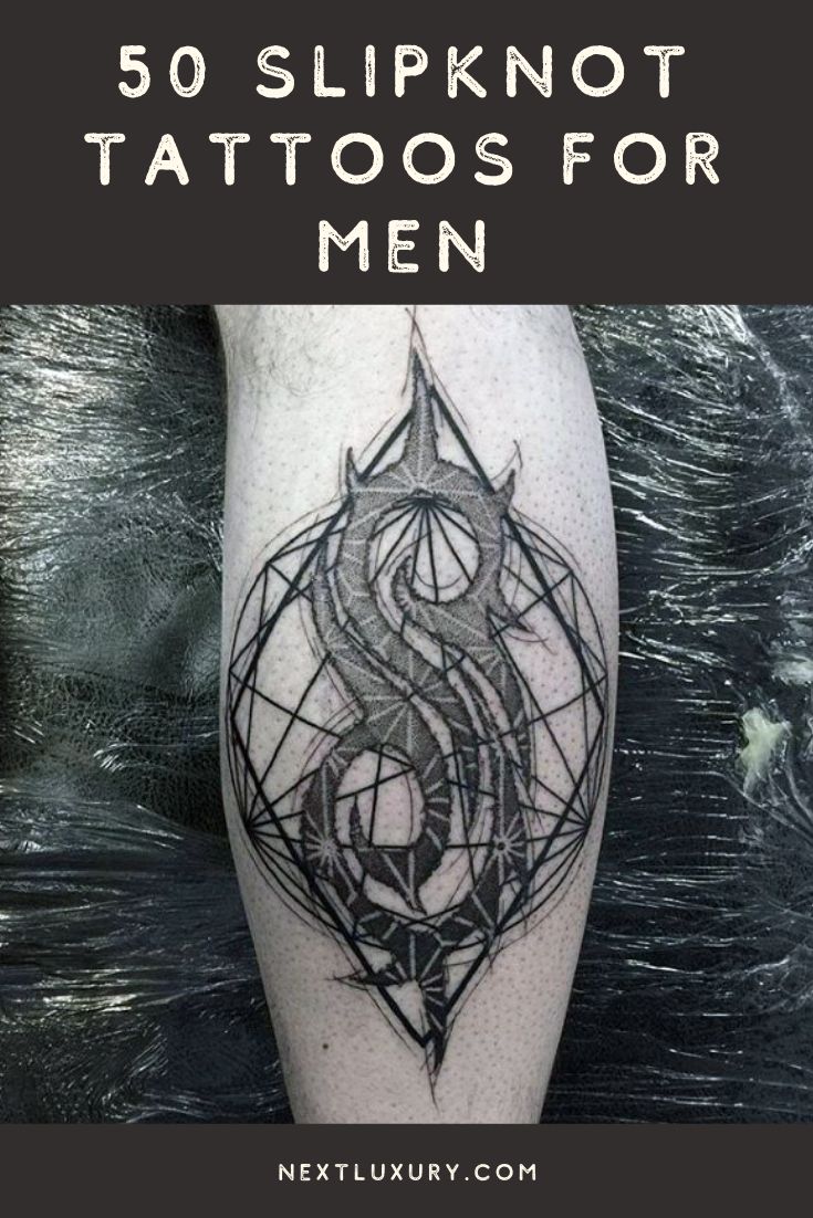 50 Slipknot Tattoos For Men - Heavy Metal Band Design Ideas