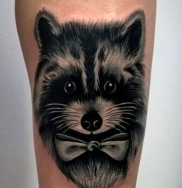 80 Raccoon Tattoo Designs for Men