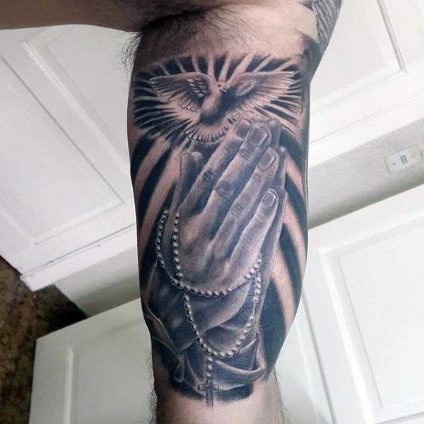 63 Praying Hands Tattoo Designs