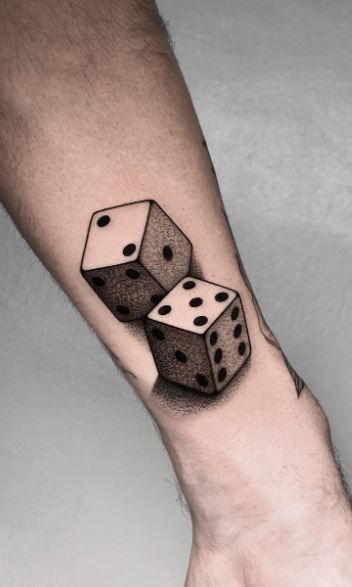 Top 100 Dice Tattoos & Meanings