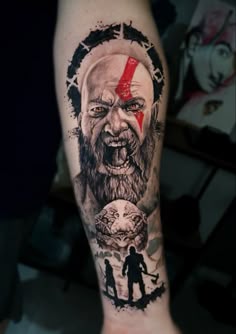 Discover 87 Kratos and Video Game Art Ideas | kratos tattoo design, gaming  wallpapers, new gods and more