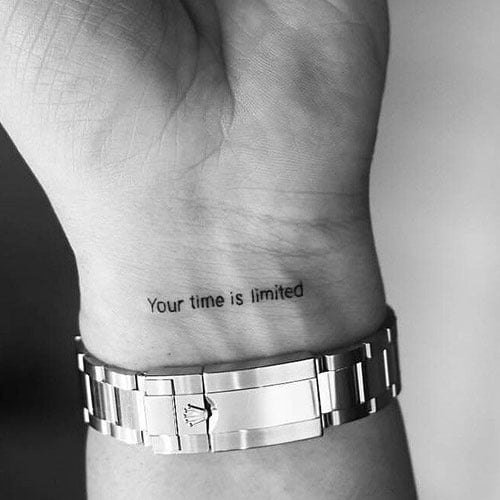 Wrist Tattoo for Men
