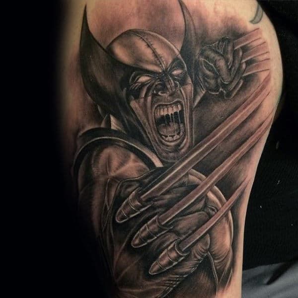 90 Wolverine Tattoo Designs for Men