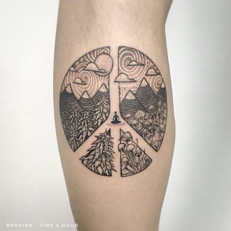 101 Amazing Peace Tattoos For 2024