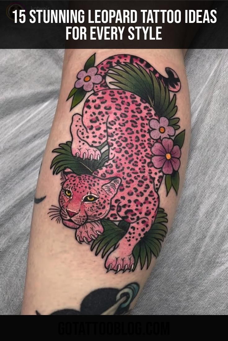 15 Stunning Leopard Tattoo Ideas For Every Style