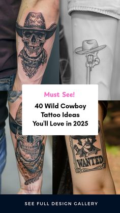 83 Cow boy tattoo ideas in 2025 | boy tattoos, cowboy tattoos, traditional  style tattoo
