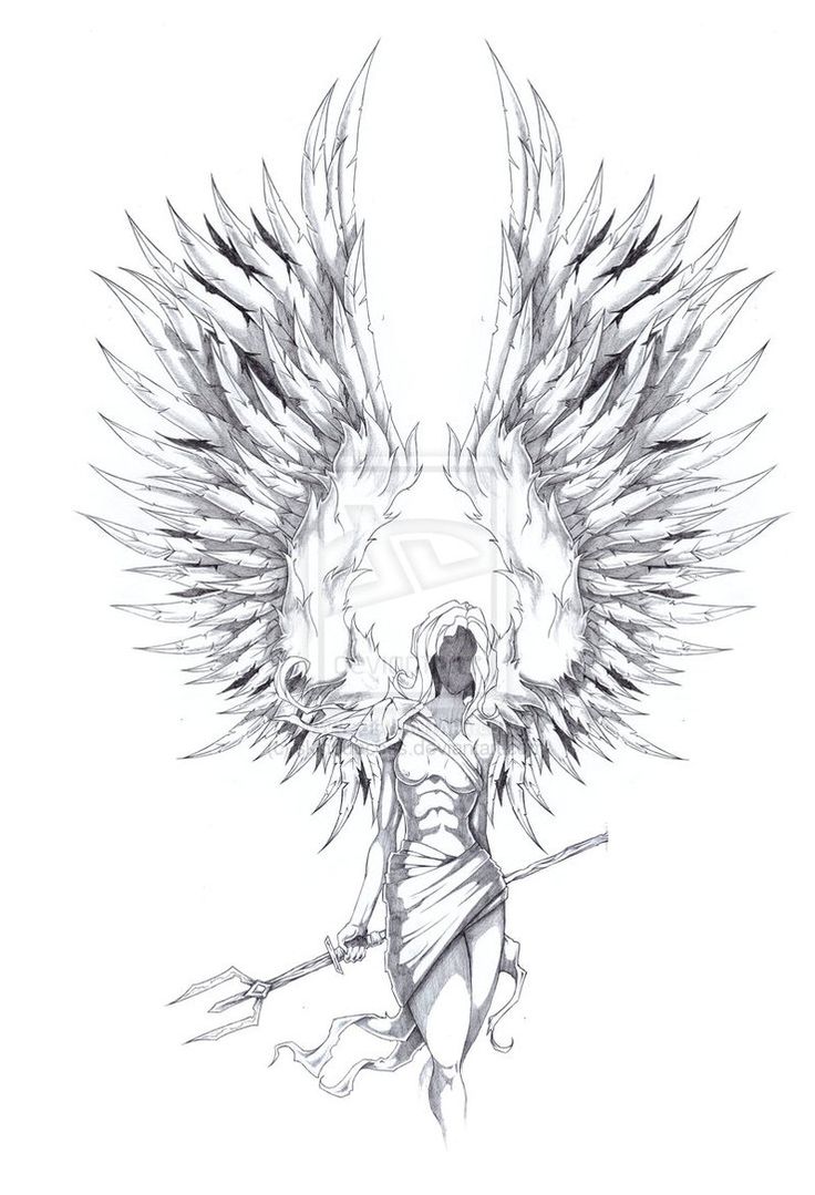 Archangel Tattoo Design by ShawnCoss on DeviantArt