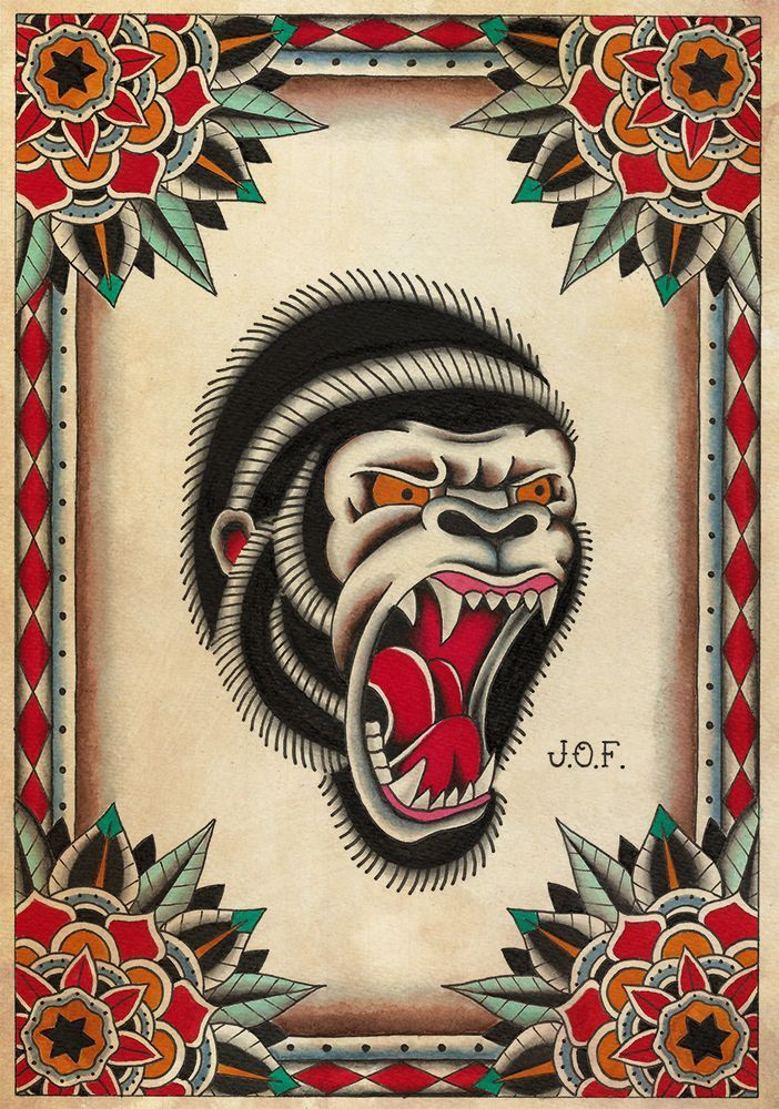 190+ Magnificent Gorilla Tattoo Designs With Meanings (2024)
