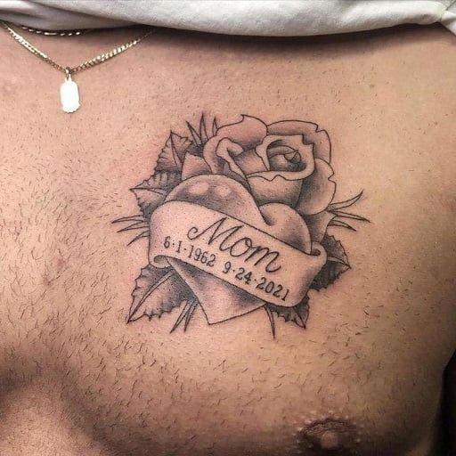 35 Cool and Meaningful in Memory of Mom Tattoos for Guys