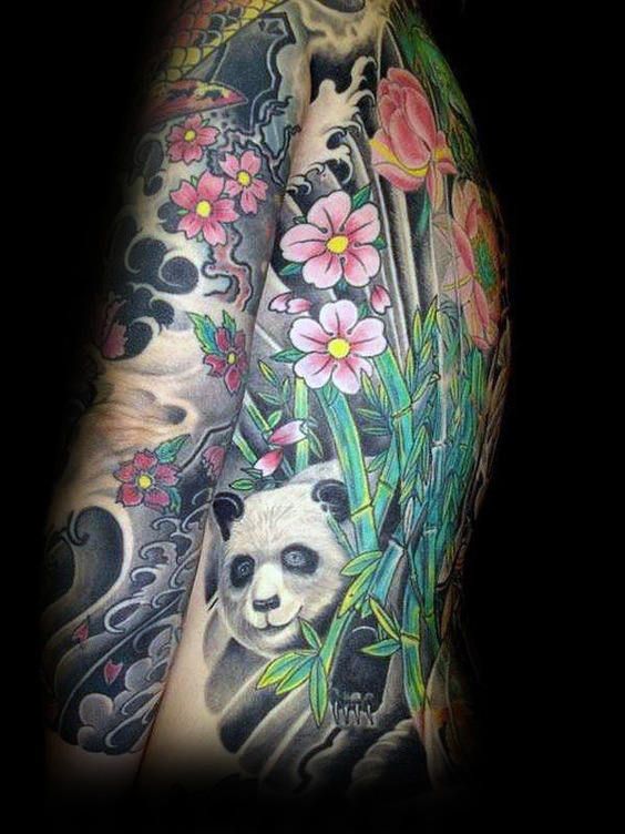 100 Stunning Panda Bear Tattoo Designs for Men
