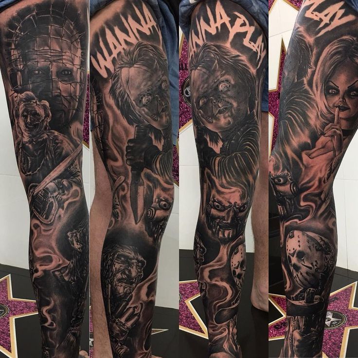 Chucky Horror Realism Tattoo Celebrity Ink™