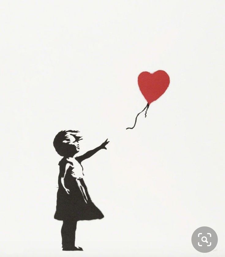 Banksy - Girl With Balloon. 'There is always hope' | Banksy tattoo, Balloon  tattoo, Small tattoos for guys