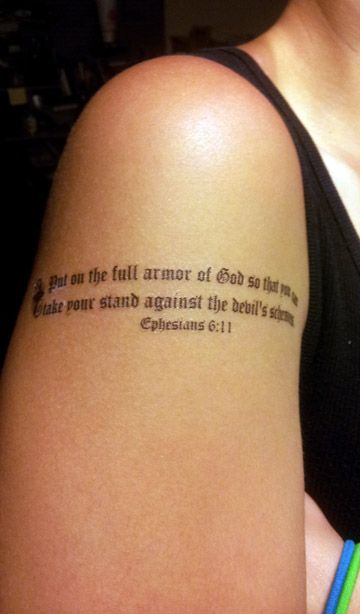 Full Armor Temporary Tattoos, Wear your faith
