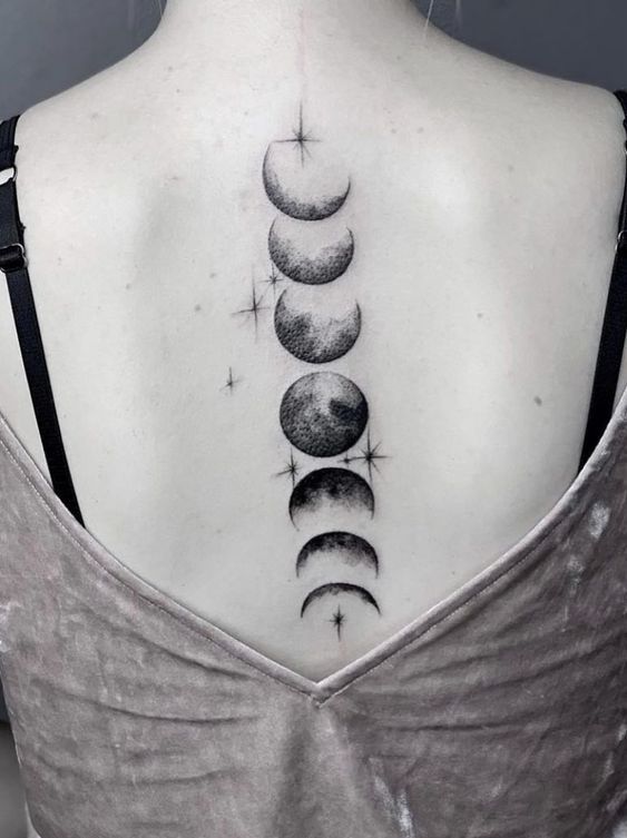 50+ Tattoo Ideas Of Moon Phase