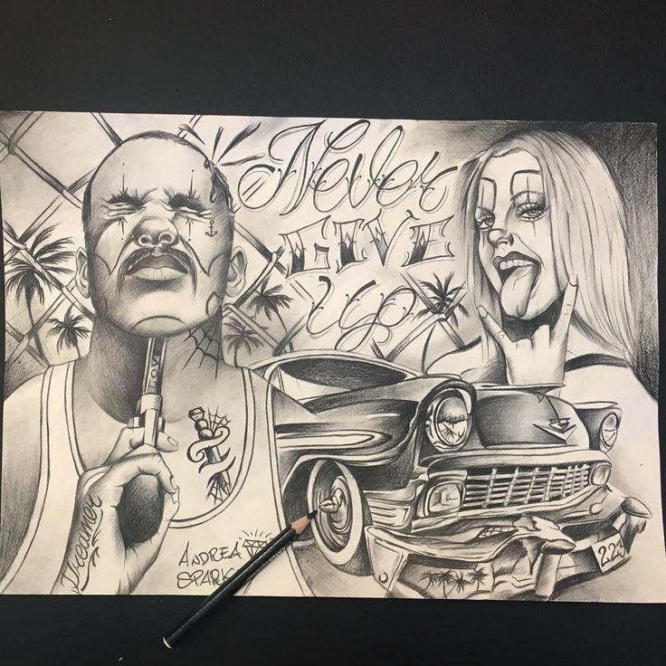 Pin by Tyson Cairnduff on tattoo ideas in 2025 | Chicano art tattoos,  Prison drawings, Chicano drawings