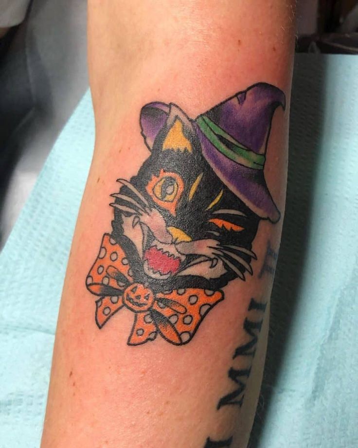 Creative Black Cat Tattoo Ideas