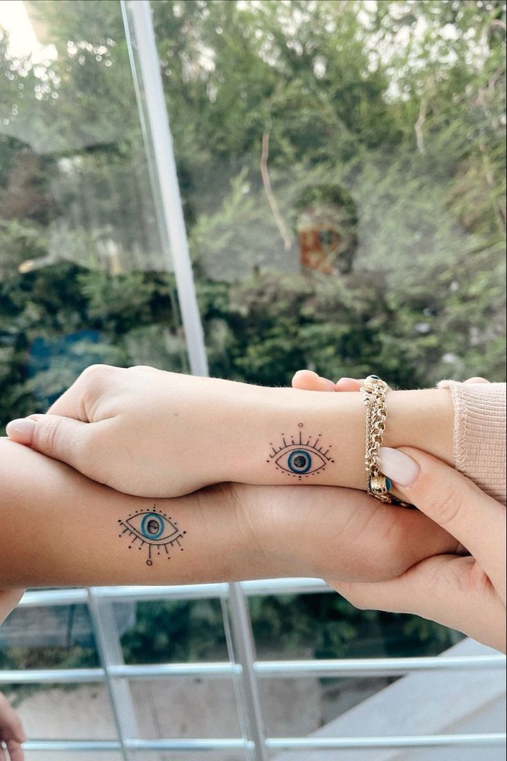 Pin by Dulsha on Quick Saves in 2025 | Evil eye tattoo, Eye tattoo, Maching  tattoos