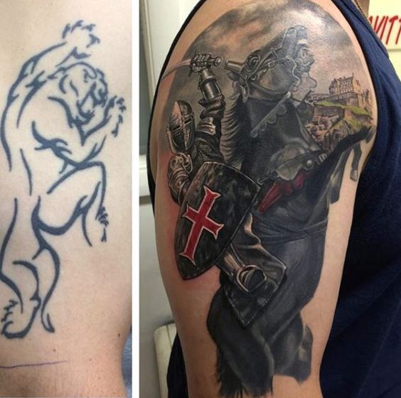 83 Knight Tattoo Designs for Men