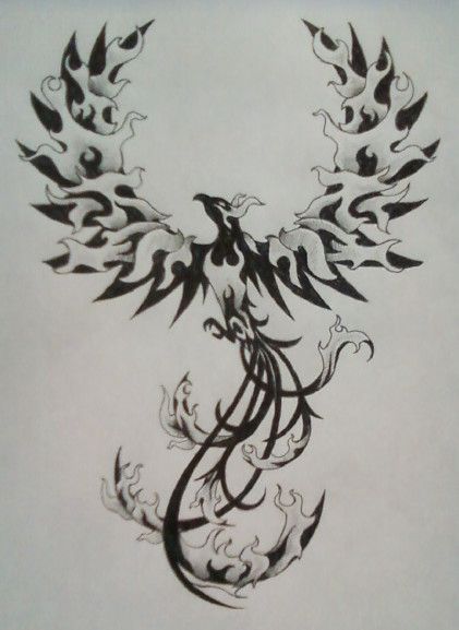Phoenix Tattoo Design