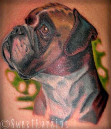 15 Boxer Dog Tattoos For Men and Women