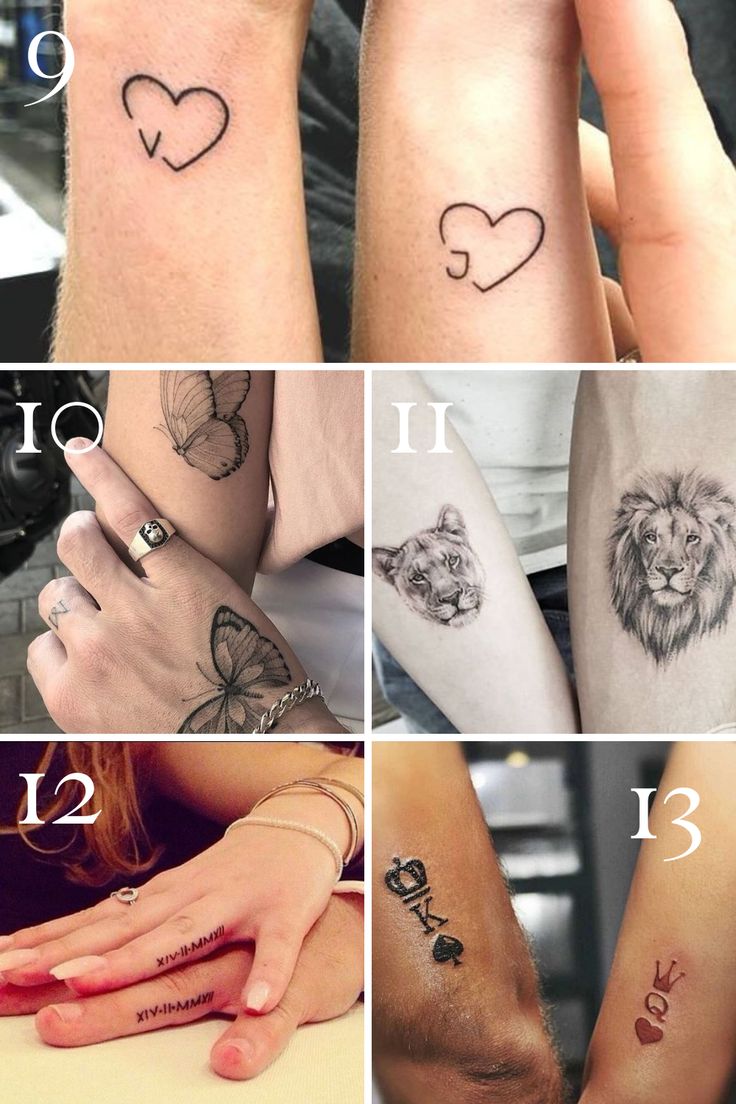 41 Cute Couples Tattoo Ideas to Gush Over