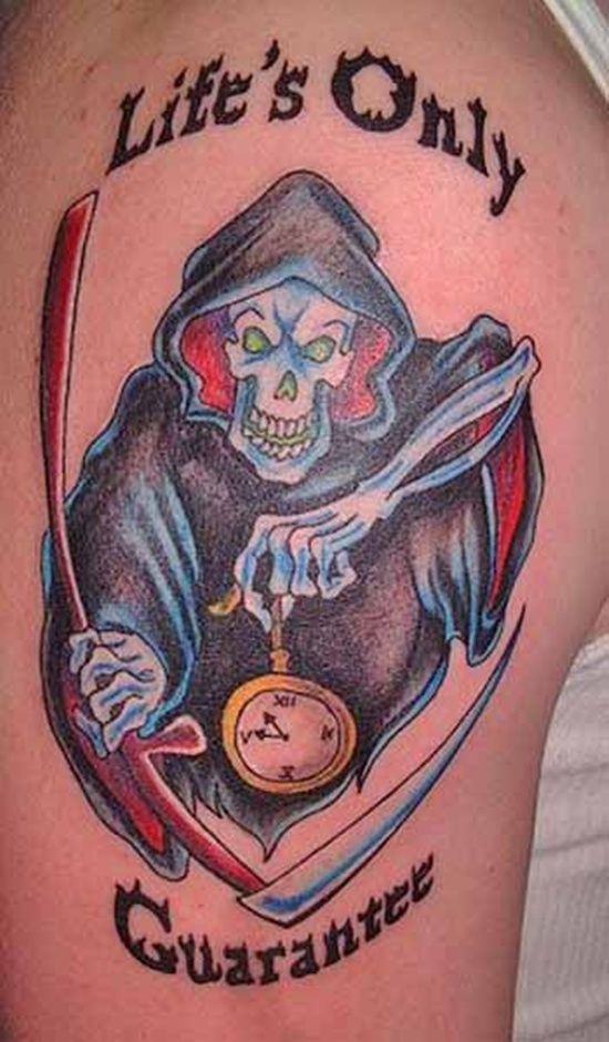 29 Cool Grim Reaper Tattoo Designs