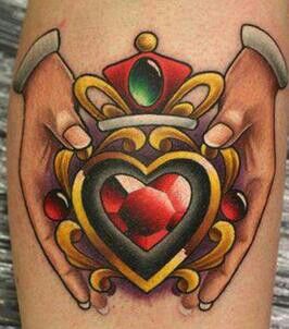 Discover 8 Claddagh and Claddagh Tattoo Ideas | claddagh chest tattoo,  american traditional claddagh tattoo, irish tattoos and more