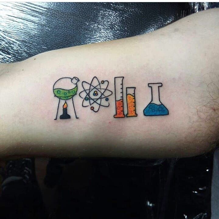 Chemistry Tattoo, Chemistry Tattoo Sleeve, Organic Chemistry Tattoo, Body  Chemistry Tattoo