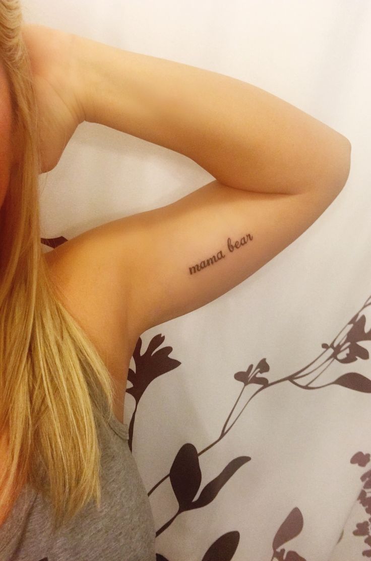 mama bear tattoo!
