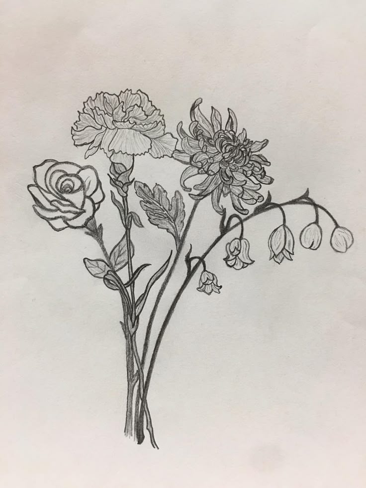 Birth flower tattoo idea