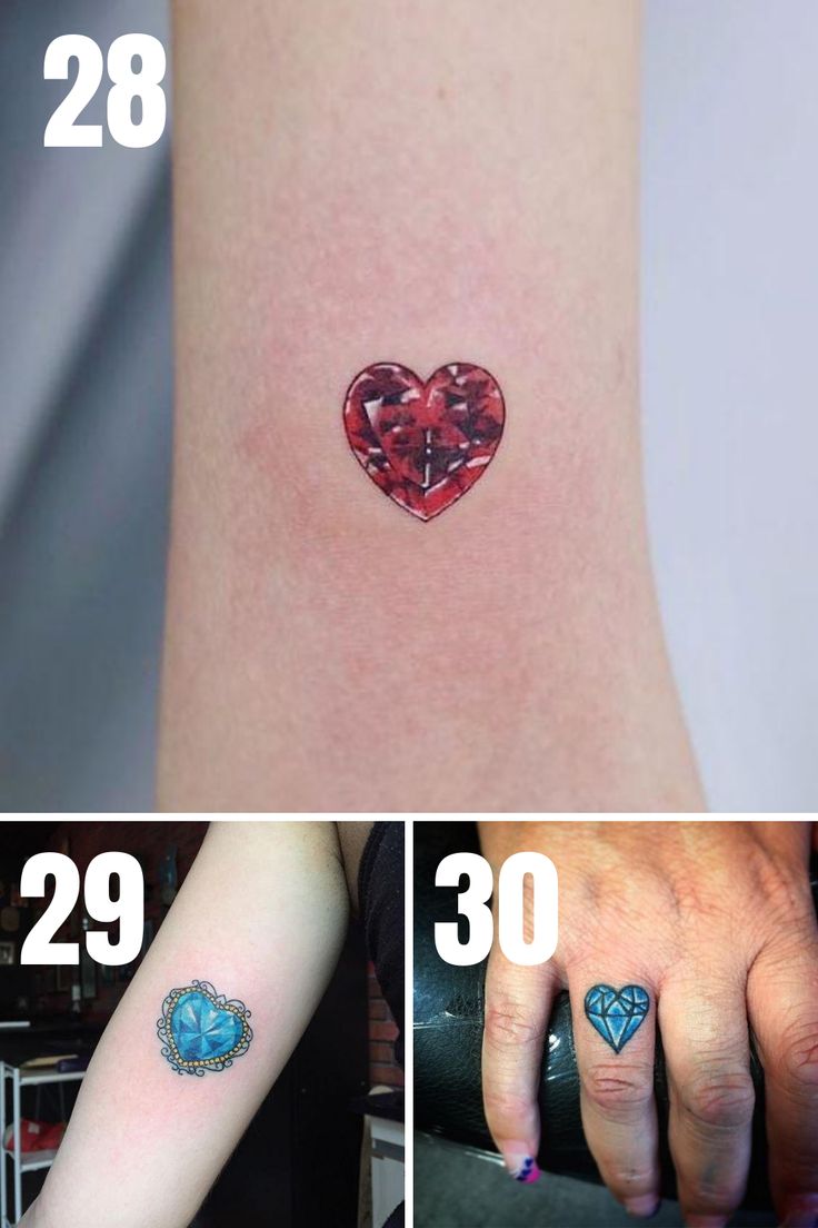 30 Brilliant Diamond Tattoos That Sparkle & Shine