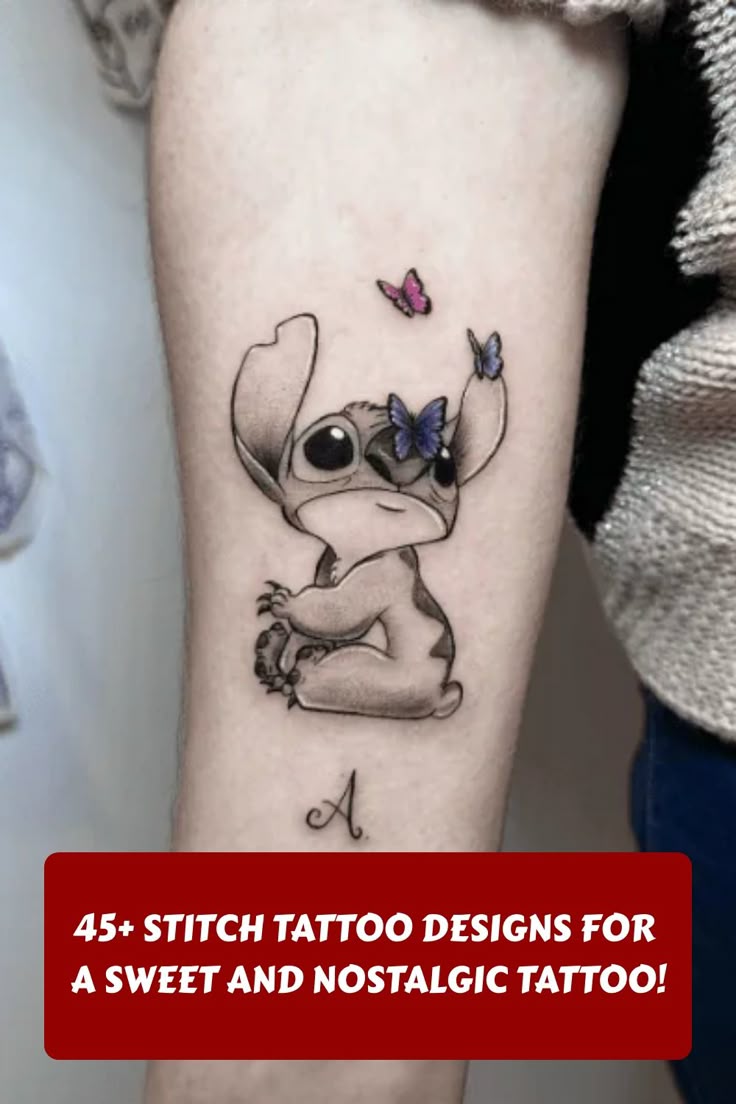 45+ Stitch Tattoo Designs for a Sweet and Nostalgic Tattoo!