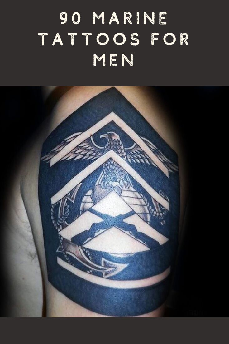 90 Marine Tattoos For Men - Semper Fi Ink Design Ideas