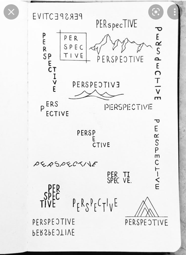 Perspective tattoo designs