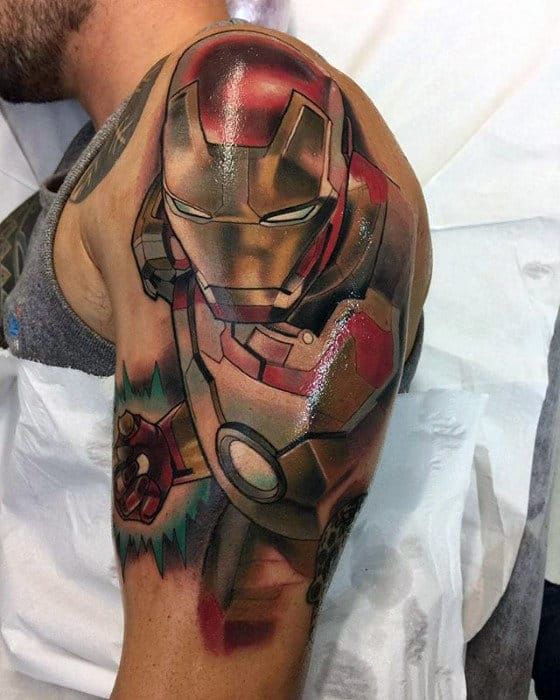 57 Marvel Tattoos for Men