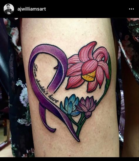 Domestic violence tattoos