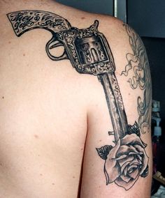 Pistol tattoo ideas