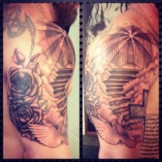 Pin by Killian Byrne on tattoos | Heaven tattoos, Angel tattoo designs,  Tattoos