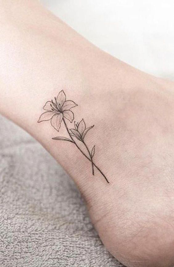 Small Simple Jasmine Flower Tattoo