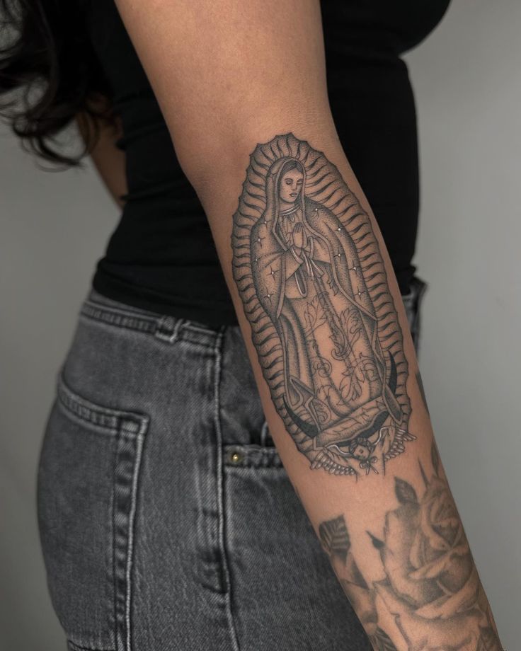 75+ Virgin Mary Tattoo Designs - Purity and Maternal Love