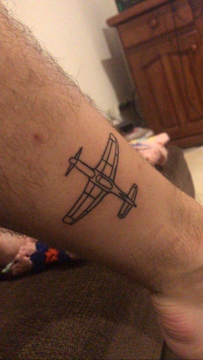 P51 Mustang tattoo