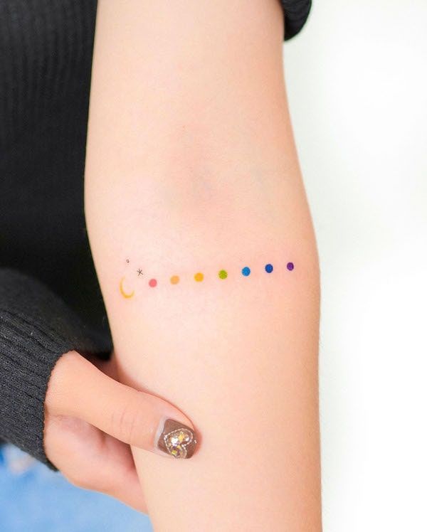 52 Unique Rainbow Tattoos with Meaning - Our Mindful Life