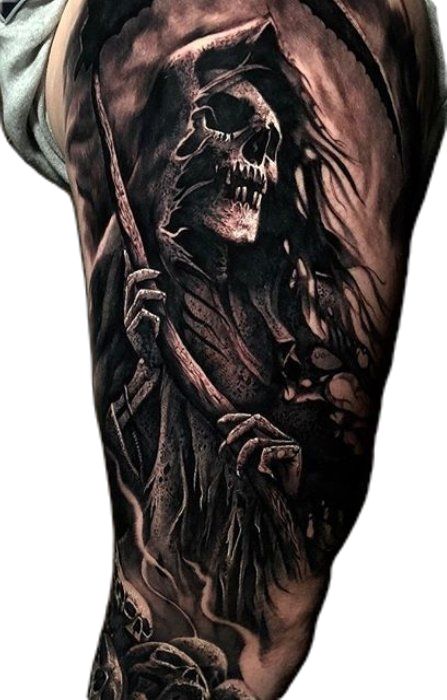 40 Grim Reaper Tattoo Designs and Meaning
