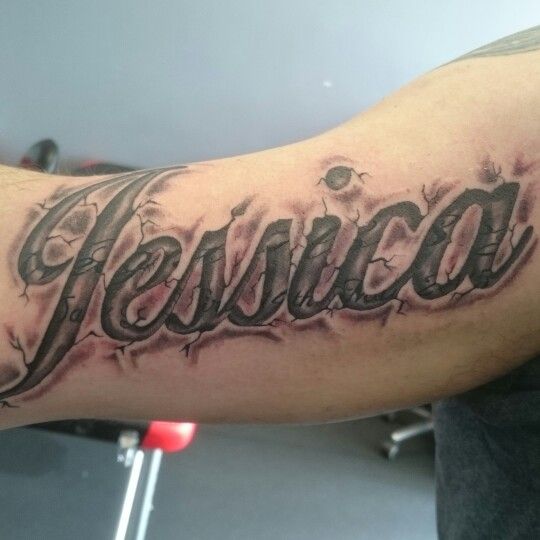 3d name tattoo