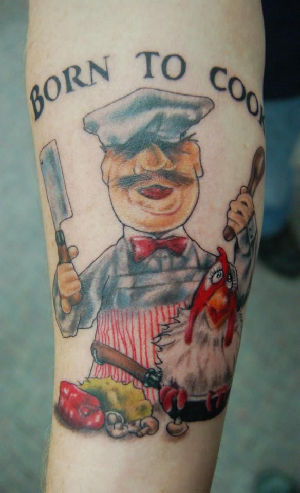 Swedish Chef | Chef tattoo, Culinary tattoos, Art tattoo