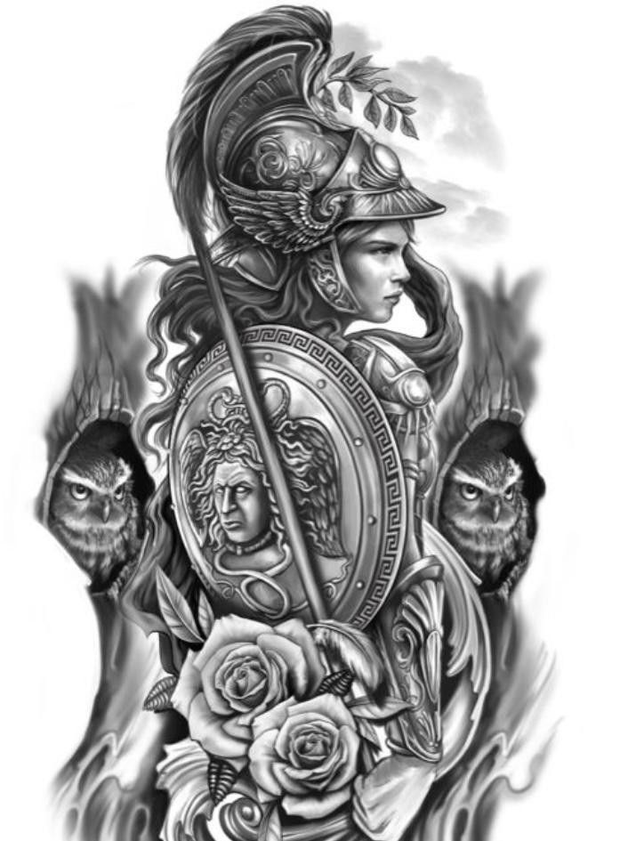 Athena tattoo