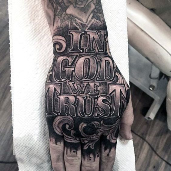 20 Great In God We Trust Tattoo Designs for Men